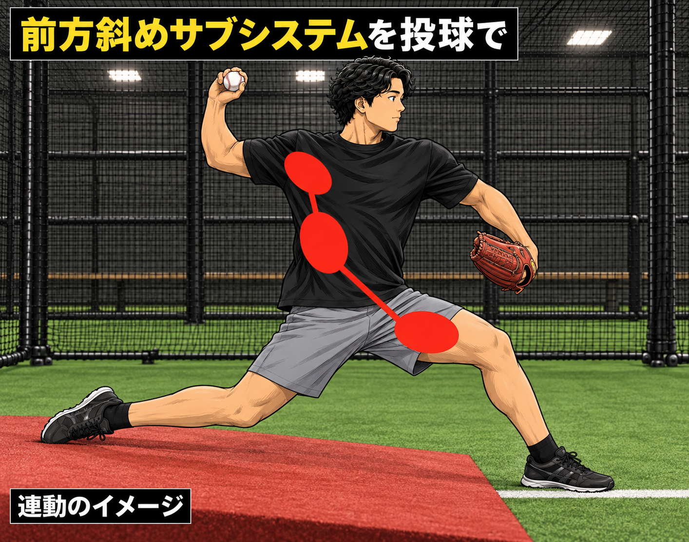 前方斜めサブシステム（ローテーション）