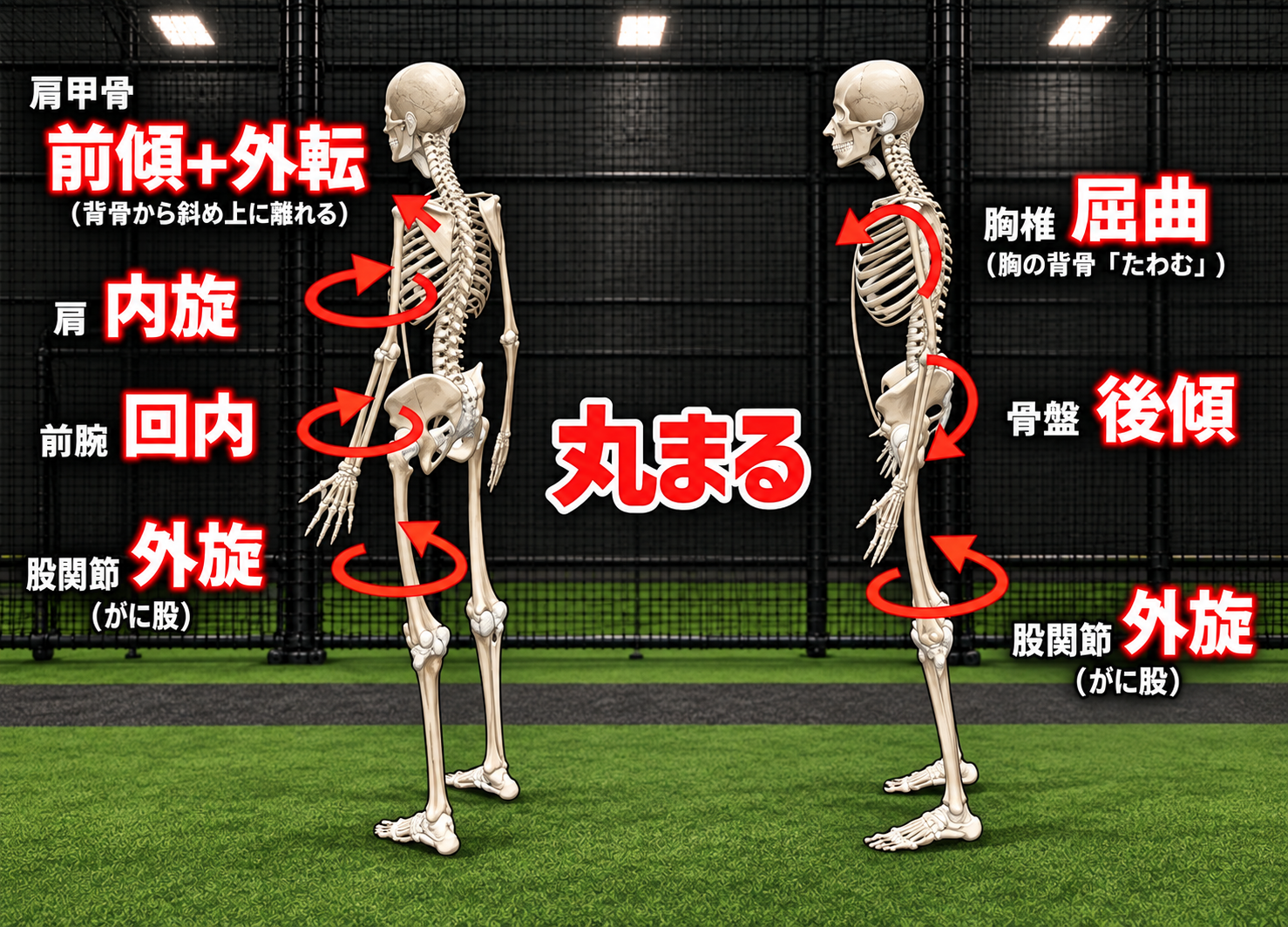 丸まる運動連鎖