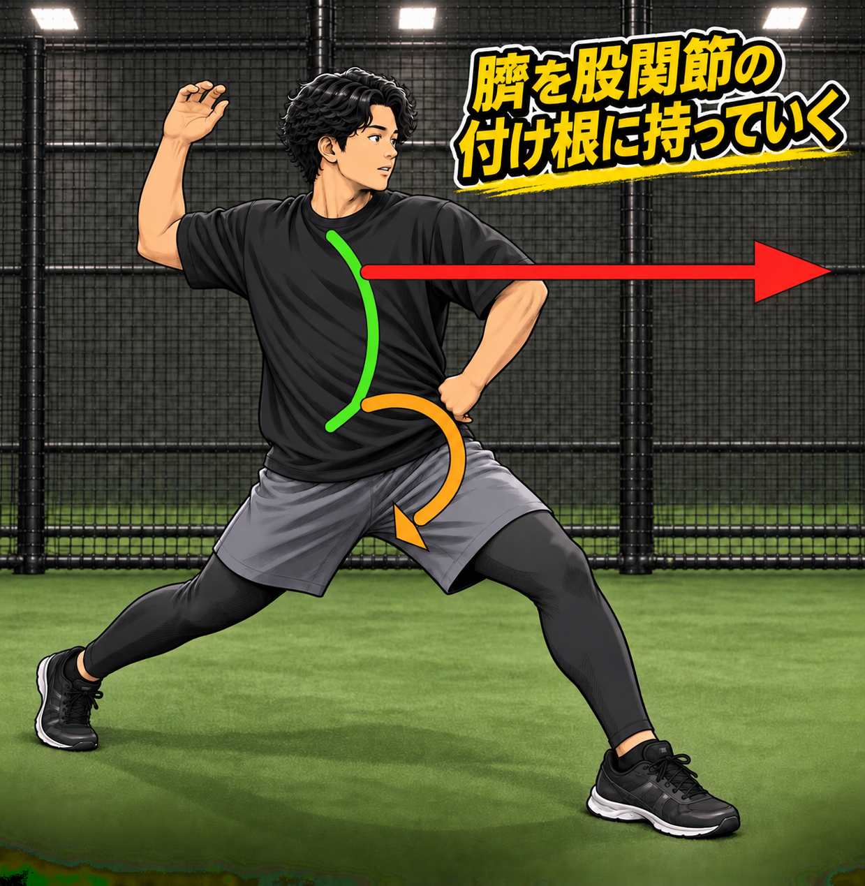 へそ胸運動
